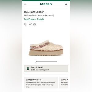 UGG TAZZ PLATFORM FUR SLIPPER